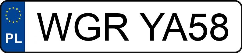 Numer rejestracyjny WGR YA58 posiada TOYOTA RAV 4 2.0 MR`06 E4 Premium 4x4 - WGRYA58 Numer rejestracyjny WGR YA58 posiada TOYOTA RAV 4 2.0 MR`06 E4 Premium 4x4 - WGRYA58