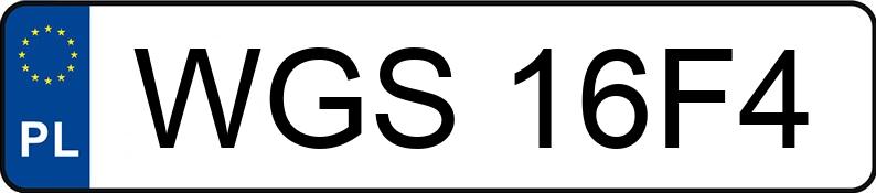 Numer rejestracyjny WGS 16F4 posiada BMW 320D - WGS16F4 Numer rejestracyjny WGS 16F4 posiada BMW 320D - WGS16F4