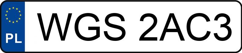 Numer rejestracyjny WGS 2AC3 posiada OPEL Corsa C 1.2 MR`00 E3 Comfort - WGS2AC3