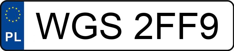 Numer rejestracyjny WGS 2FF9 posiada AUDI A4 1.9 TDi Kat. MR`99 B5 - WGS2FF9