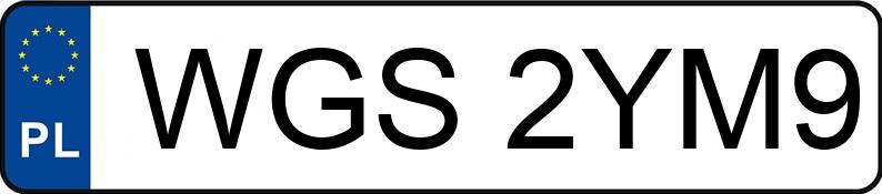 Numer rejestracyjny WGS 2YM9 posiada WSK 125 - WGS2YM9