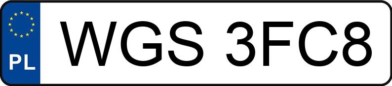 Numer rejestracyjny WGS 3FC8 posiada AUDI A4 2.0 TFSI Kat. MR`07 E4 B8 A4 2.0 TFSI Kat. MR`07 E4 B8 - WGS3FC8