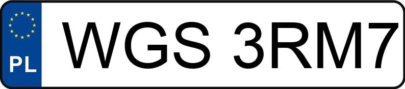 Numer rejestracyjny WGS 3RM7 posiada AUDI A5 Coupe 2.7 TDi DPF MR`07 E4 B8 A5 Coupe 2.7 TDi DPF MR`07 E4 B8 - WGS3RM7