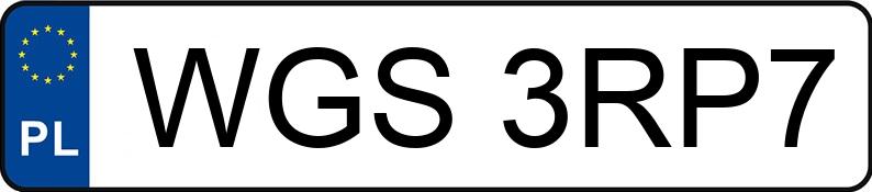 Numer rejestracyjny WGS 3RP7 posiada VOLKSWAGEN POLO - WGS3RP7