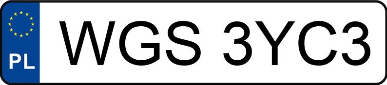 Die Registrierungsnummer WGS 3YC3 hat KAWASAKI VERSYS - WGS3YC3