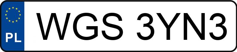 Numer rejestracyjny WGS 3YN3 posiada KTM Naked Bike 125 Duke - WGS3YN3