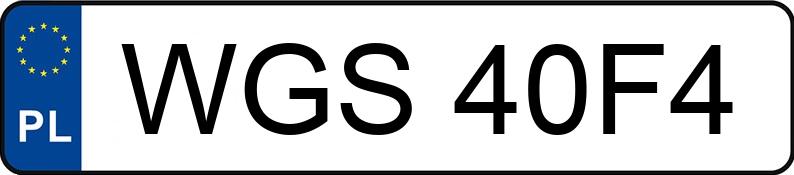 Numer rejestracyjny WGS 40F4 posiada AUDI A6 Avant Quattro 2.5 TDi Kat. MR`02 E3 4B A6 Avant Quattro 2.5 TDi Kat. MR`02 E3 4B - WGS40F4