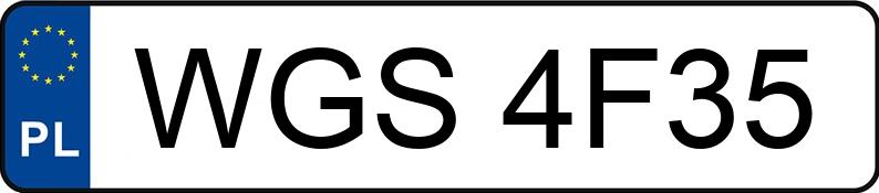 Numer rejestracyjny WGS 4F35 posiada VOLKSWAGEN POLO - WGS4F35 Numer rejestracyjny WGS 4F35 posiada VOLKSWAGEN POLO - WGS4F35