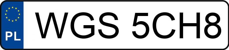 Numer rejestracyjny WGS 5CH8 posiada AUDI A4 - WGS5CH8