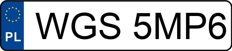 Numer rejestracyjny WGS 5MP6 posiada RENAULT LAGUNA - WGS5MP6