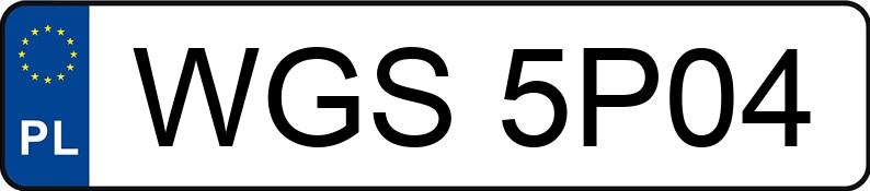Numer rejestracyjny WGS 5P04 posiada TOYOTA Carina E Kat. MR`92 Carina E Kat. MR`92 - WGS5P04