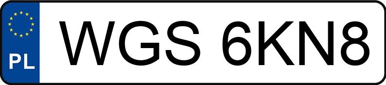 Numer rejestracyjny WGS 6KN8 posiada VOLVO XC70 - WGS6KN8 Numer rejestracyjny WGS 6KN8 posiada VOLVO XC70 - WGS6KN8