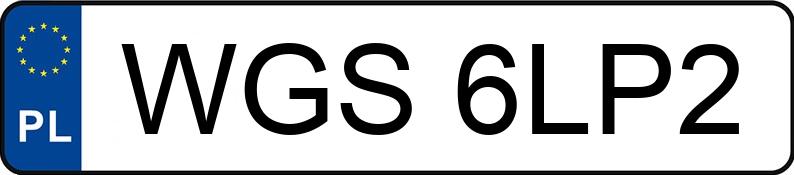 Numer rejestracyjny WGS 6LP2 posiada BMW X3 2.0 Diesel MR`04 E3 E83 X3 2.0 Diesel MR`04 E3 E83 - WGS6LP2