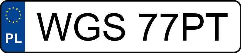 Numer rejestracyjny WGS 77PT posiada AUDI A4 AVANT - WGS77PT