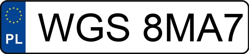 Numer rejestracyjny WGS 8MA7 posiada VOLVO 960 Kat. Aut. - WGS8MA7