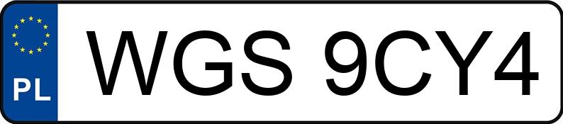 Numer rejestracyjny WGS 9CY4 posiada BMW 316 - WGS9CY4 Numer rejestracyjny WGS 9CY4 posiada BMW 316 - WGS9CY4