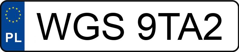 Il numero di registrazione WGS 9TA2 ha BMW 320 Touring Diesel MR`12 E5 F31 320 Touring Diesel MR`12 E5 F31 - WGS9TA2
