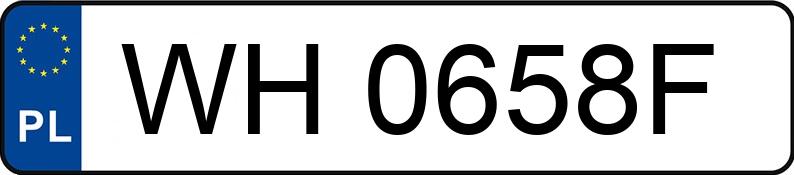 Numer rejestracyjny WH 0658F posiada BMW X3 20D XDRIVE - WH0658F