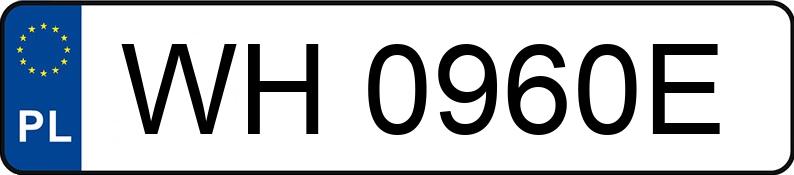 Numer rejestracyjny WH 0960E posiada MERCEDES-BENZ AMG CLA 45 S 4MATIC+ - WH0960E