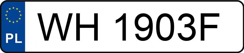 Numer rejestracyjny WH 1903F posiada VOLKSWAGEN TAYRON - WH1903F