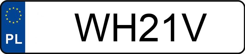 Le numéro d’enregistrement WH 21V a MERCEDES-BENZ 210 2.5t 210 2.5t - WH21V
