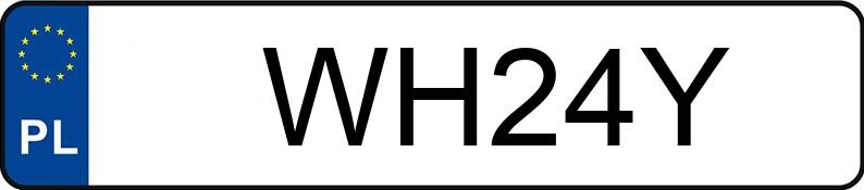 Il numero di registrazione WH 24Y ha VOLVO P1800 S - WH24Y