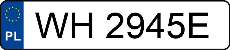 Numer rejestracyjny WH 2945E posiada TOYOTA COROLLA - WH2945E Numer rejestracyjny WH 2945E posiada TOYOTA COROLLA - WH2945E