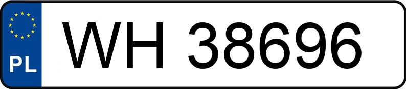 Numer rejestracyjny WH 38696 posiada TOYOTA AURIS - WH38696