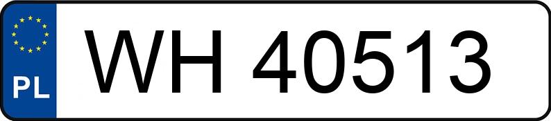 Numer rejestracyjny WH 40513 posiada MERCEDES-BENZ C Klasa C 180 K Avantgarde - WH40513