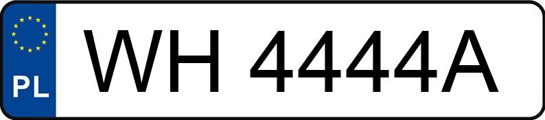 Numer rejestracyjny WH 4444A posiada MERCEDES-BENZ E 450 MR`20 E6 238 AMG 4Matic - WH4444A