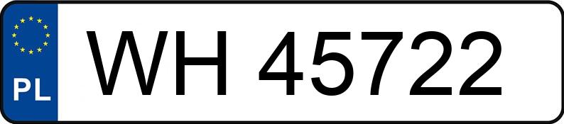 Numer rejestracyjny WH 45722 posiada OPEL VECTRA - WH45722 Numer rejestracyjny WH 45722 posiada OPEL VECTRA - WH45722