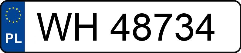 Numer rejestracyjny WH 48734 posiada SKODA OCTAVIA - WH48734 Numer rejestracyjny WH 48734 posiada SKODA OCTAVIA - WH48734