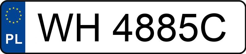 Numer rejestracyjny WH 4885C posiada RENAULT CLIO - WH4885C