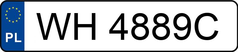 Numer rejestracyjny WH 4889C posiada RENAULT CLIO - WH4889C