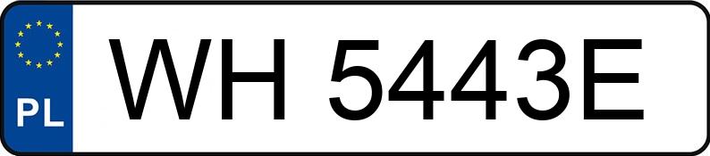 Numer rejestracyjny WH 5443E posiada TOYOTA PROACE - WH5443E