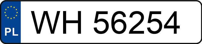 Numer rejestracyjny WH 56254 posiada PEUGEOT 407 - WH56254