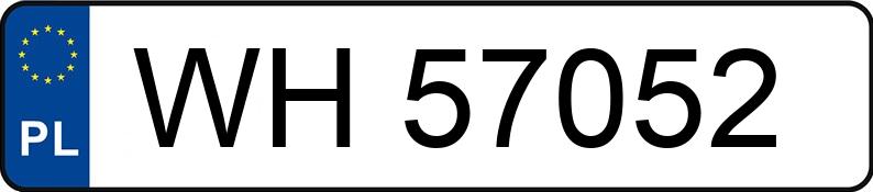 Il numero di registrazione WH 57052 ha FORD Focus 1.6 MR`15 E6 Trend - WH57052