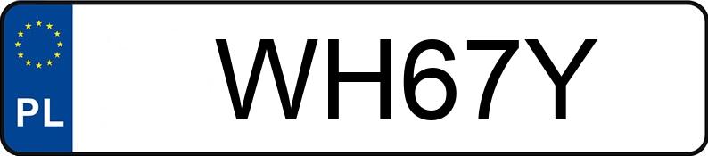 Numer rejestracyjny WH 67Y posiada CHEVROLET BEL AIR - WH67Y