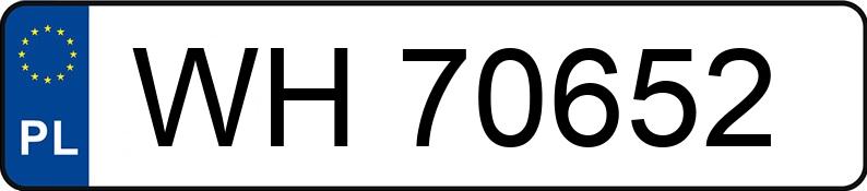 Numer rejestracyjny WH 70652 posiada RENAULT MEGANE - WH70652