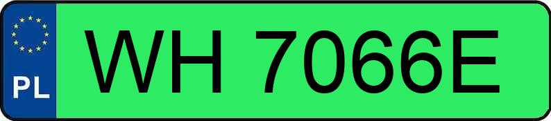Numer rejestracyjny WH 7066E posiada TESLA - WH7066E Numer rejestracyjny WH 7066E posiada TESLA - WH7066E