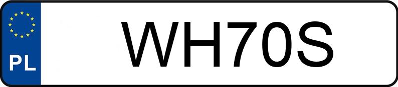 Registreringsnummeret WH 70S har MERCEDES-BENZ 170V - WH70S