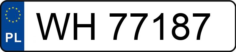 Numer rejestracyjny WH 77187 posiada ALFA ROMEO 159 1.9 16V JTDM-jet DPF MR`05 E4 939 Impression - WH77187