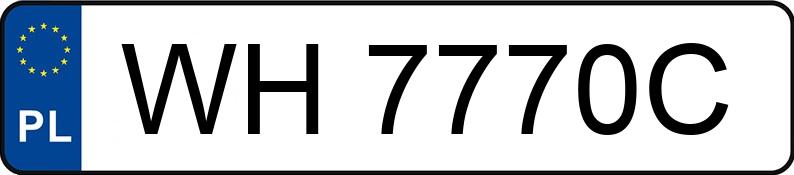 Numer rejestracyjny WH 7770C posiada PORSCHE 911 Carrera Coupe (991) MR`16 E6 911 Carrera Coupe (991) MR`16 E6 - WH7770C