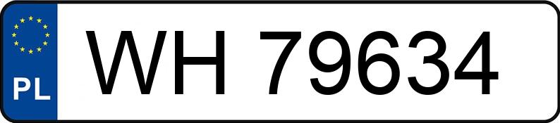 Numer rejestracyjny WH 79634 posiada DACIA DUSTER - WH79634