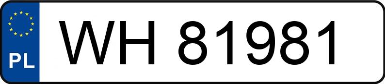 Il numero di registrazione WH 81981 ha RENAULT Trafic Passenger 1.6 Blue dCi MR`14 E6 2.8t L1H1P1 Business - WH81981