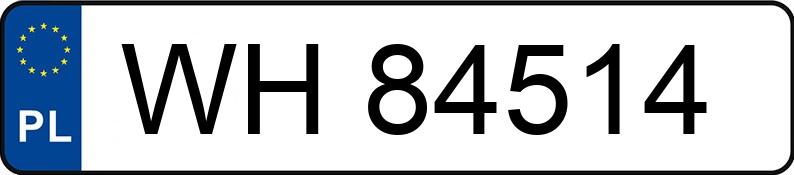 Numer rejestracyjny WH 84514 posiada LEXUS UX200 - WH84514