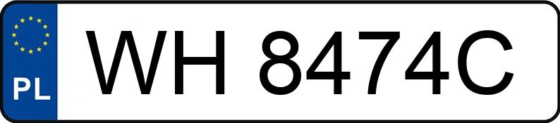 Numer rejestracyjny WH 8474C posiada VOLKSWAGEN PASSAT - WH8474C
