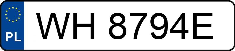 Numer rejestracyjny WH 8794E posiada SEAT ALHAMBRA - WH8794E