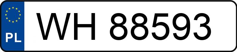 Numer rejestracyjny WH88593 posiada BMW 523i Kat. MR`95 E39 523i Kat. MR`95 E39