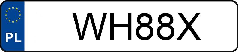 Numer rejestracyjny WH 88X posiada FSO-WARSZAWA POLONEZ - WH88X